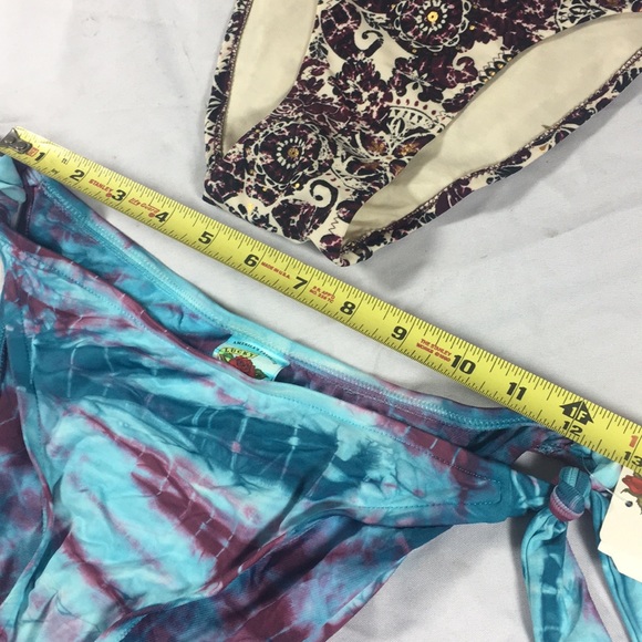 2 - Lot Bikini Bottoms XOXO & Lucky Brand SMALL - Picture 3 of 8